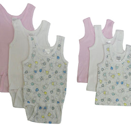 Girls Printed Tank Top Variety 6 Pack