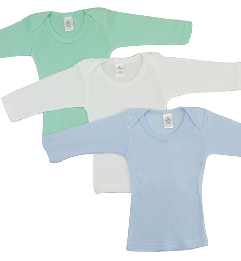 Boys Pastel Variety Long Sleeve Lap T-shirts